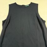 Ralph Lauren Lauren Sleeveless Shift Dress – XL Black Classic Lined Photo 1