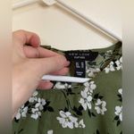 ASOS Curves New Look Avocado Green Amelie Floral Balloon Sleeve Smock Dress Size undefined Photo 5