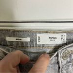 Mango MNG denim mom jeans gray acid wash size 8‎ Photo 2