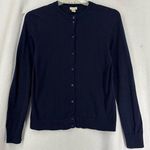 J.Crew  Caryn Cardigan Button Womens Medium Blue Photo 0
