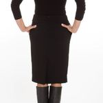 N.A. Martin Black Pencil Skirt Size 2 Photo 1
