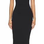 AFRM Sloane Midi Dress Size XS Black Photo 0