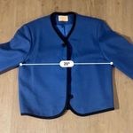 Pendleton vintage jacket - 100% wool made in the USA - blue and black - size 12 Photo 11