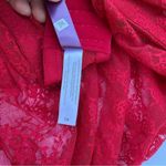 Adore Me  3X Cheyenne Unlined Plus Elegant Red Lace Chemise Photo 9