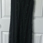 XCVI  black crochet midi dress size small‎ Photo 0