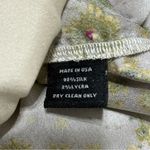 SUNO Womens Size S Light Purple Green Printed Stretch Silk Pencil Straight Skirt Photo 5