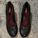 Black Women's Heels with Bow Detail Size 8 Photo 0