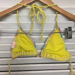 Xhilaration Yw floral fringe triangle bikini top Photo 3