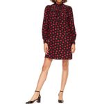 Kate Spade | XXS | Silk Floral Poppy Print Belted Mini Shirtdress | Retail $398! Photo 1