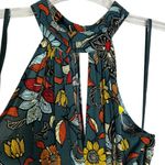 Anthropologie Geneva Halter Wide Leg Floral Jumpsuit Green Size XS Photo 7