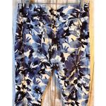 Chico's Platinum Denim Floral Print Ankle Jeans - Size 8 Photo 5