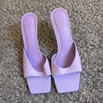 ZARA Elegant Lavender Women's Kitten Heel Sandals Photo 2