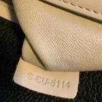 CELINE  Trapeze Two way black, white and pink color authentic hand bag. Photo 5