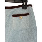 Amanda Uprichard  x REVOLVE Windsor Pants in Baby Blue & Chocolate Brown X-Small Photo 7