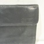 Coach Vintage Black Soft Leather Snap Wallet Multi Card Slot Coin Pouch Photo 1