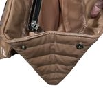 Think Royln The Evelyn Quilted Puffer Tote Purse Life on the Fly Nude Latte NEW Tan Photo 3