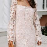 VICI  | Cynthia Cotton Floral Crochet Mini Dress Photo 1