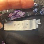 ASTR The Label dress midi floral black one shoulder Adriana drop waist size s Photo 9