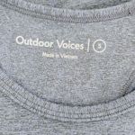 Outdoor Voices  Athena  Knit Navy blue & Gray women's sleeveless dress size small Photo 2