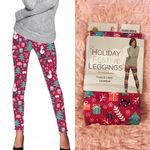 Nordstrom Holiday Festive Fleece Lined Cozy Leggings Pants❤️ Photo 1