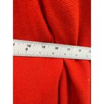 Eileen Fisher  Red Ribbed Knit Open Front Cardigan Sweater Size S/P Photo 5