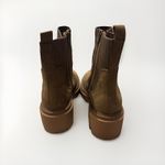 Universal Threads Universal Thread Womens Kyrie Side Zip Chunky Heel Ankle Sock Boots Tan Size 8w Photo 4