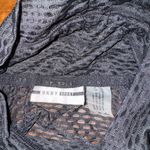DKNY Nwt  Sport Mesh Black High-Neck Pullover Photo 4