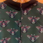Modcloth Uniqueness on Offer Brocade Beatle Insect Shirt Dress Green Size 2X Photo 11