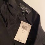 Robert Rodriguez NWT women’s black silk floral ruffled one sleeve blouse, size 4 Photo 8