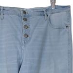 Old Navy Women's Button Fly High Rise Flare Light Wash Jeans Plus Size 18 Photo 4