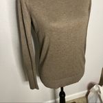 Loft Ann Taylor  Women Cowl Neck Brown Long Sleeve Sweater size S Office Neutral Photo 2