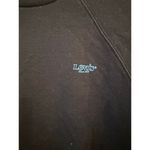 Levi's Long Sleeve Logo Crew Neck Cropped Sweatshirt Black Women's Size XS Photo 3