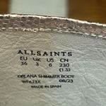 ALLSAINTS NEW! NWT ALL SAINTS Orlana Womens Metallic Pointed Toe Mid-Calf Boots size 6 Photo 4