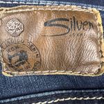 Silver Jeans Suki High Super Skinny Dark Wash White Stitch 29 Waist/31 Inseam Blue Photo 9