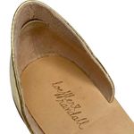 Loeffler Randall new ❁ Sawyer Snakeskin Flat Leather Sandals ❁ Gold Metallic 9.5 Photo 11