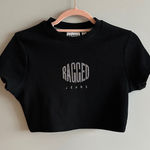 The Ragged Priest bedazzled rhinestone crop top Photo 0