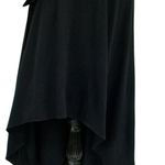 Cache  Black Halter Ruched Embellished Hi Low Stretch Event Night Dress $168 NWT Photo 4