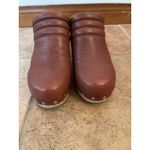 Paige Robbie Studded Clog in the whisky brown leather. Size 9 Photo 2