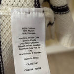 Talbots  cream knit Tunic Length‎ Cardigan Sweater Vest Size small. Photo 4