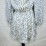 Lovers + Friends  World Traveler Dress Size S Blue Polka Dot Speckled Ocean Photo 11