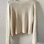 Moon & Maddison moon & madison Cream Knit Sweater Photo 3