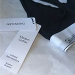 Calvin Klein  Black and White Sports Bra with Racerback Photo 2