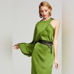 Halston Heritage HALSTON CHRISTA DRESS IN SATIN, Size 8, $545 Photo 3
