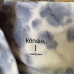 Kensie  Blue and White Tie-Dye Leggings Women’s Size Large Photo 4