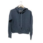 90 Degree by Reflex Charcoal Cropped Hoodie Size Medium New with Tags Gray Photo 2