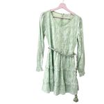 Roller Rabbit Tuckernuck Clermont Nori Dress Green Metallic Size M Photo 2