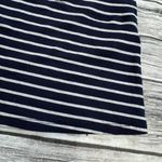 Athleta  Women's A Line Tank Dress XS Extra Small Dark Navy Blue Grey Gray Stripe Photo 5