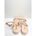 MIA Sandals Womens Size 7 Pink Studded Chunky Heel Y2K Photo 4