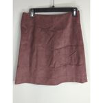 Aritzia BABATON Redwood Modern Mini Skirt Women's 6 Suede Dark Academia Casual Photo 3
