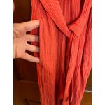 Bella Dahl Smocked back Cami jumpsuit in Papya red Photo 7